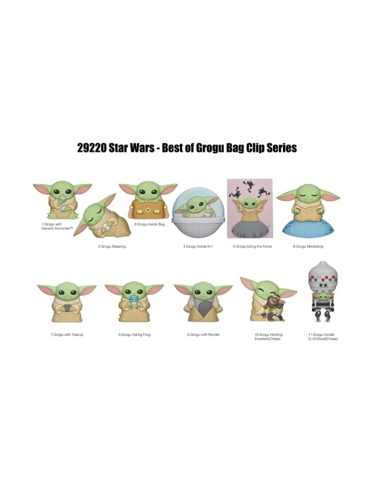 Monogram: Star Wars: Best Of Grogu (Blind Bag/Random) 3D Foam Bag Clips Figures (29220)