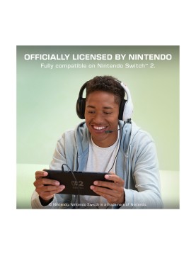 Turtle Beach: Airlite Fit - Wired Gaming Headset [For Switch, Switch 2] - (Color: Black &amp; White)