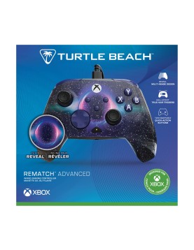 Turtle Beach: Rematch Advanced - Wired Controller [For XBOX, PC] (Color: Dark Cosmos Reveal)