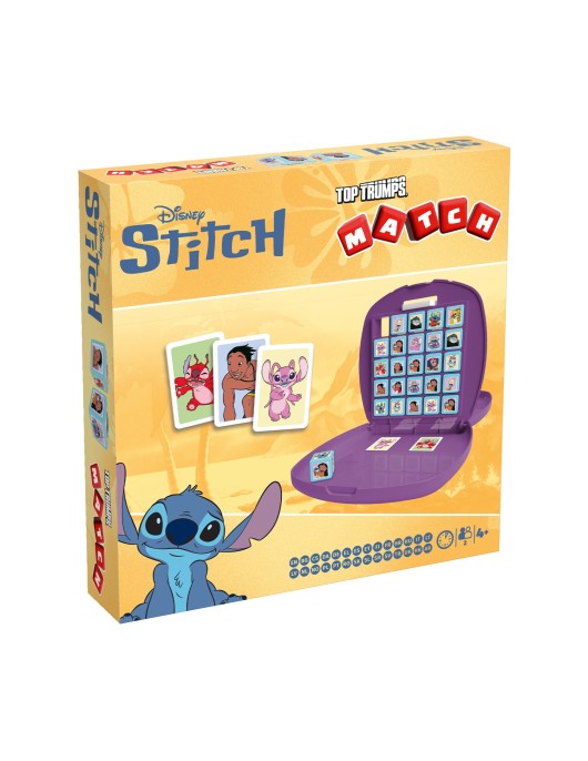 Winning Moves Top Trumps Match: Lilo & Stitch New Multilingual Version (WM05350-ML1-6)