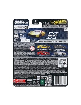Mattel Hot Wheels Premium: Fast &amp; Furious - Lamborghini Gallardo LP570-4 Superleggera (JBM01)