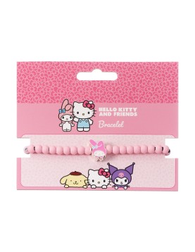 Carat Shop Hello Kitty - Pink Beaded Bracelet with My Melody Charm (HKBB0002)