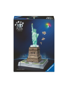Ravensburger 3D Puzzle: 3D Iconics - Statue of Liberty Night Edition (108pcs)