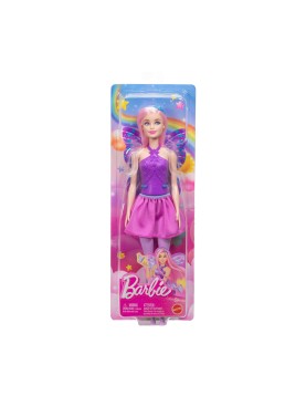 Mattel Barbie: Fairy Ballerina – Purple Dress &amp; Pink Hair Doll (JKB62)