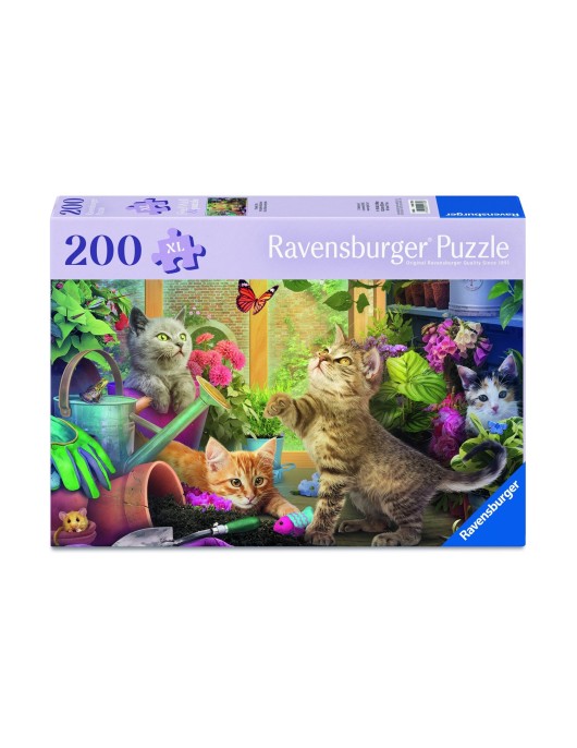 Ravensburger Puzzle: Feel Well - Cheeky Cats (200pcs) (12001735)