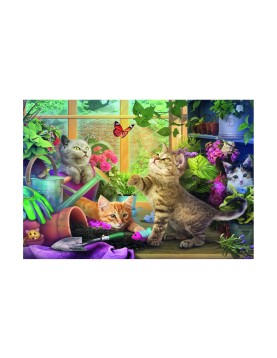Ravensburger Puzzle: Feel Well - Cheeky Cats (200pcs) (12001735)