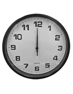 Ρολόι Τοίχου Μαύρο ø30cm Homie 321865