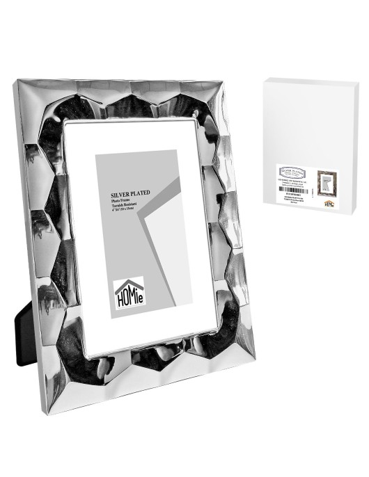 Κορνίζα Επάργυρη με Γωνίες 3d 10x15cm Homie 321996