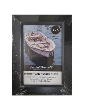 Κορνίζα Μαύρη Πλαστική 10x15cm Homie 322006