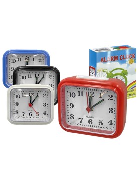 Ρολόι Ξυπνητήρι Απλό Ορθογώνιο 8x6,5cm Homie 322018