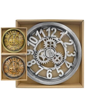 Ρολόι Τοίχου Μεγάλο με Γρανάζια ø35cm Homie 322038