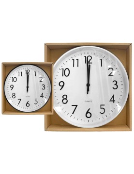 Ρολόι Τοίχου με 3d Αριθμούς ø30cm Homie 322039