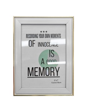 Κορνίζα Πλαστική Τύπου Αλουμινίου 13x18cm Homie 322061