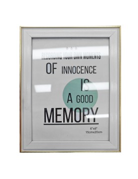 Κορνίζα Πλαστική Τύπου Αλουμινίου 15x20cm Homie 322062