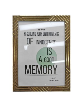 Κορνίζα Πλαστική Τύπου Ξύλο Σκούρο 13x18cm Homie 322064