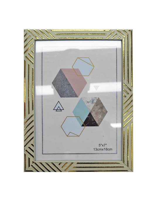 Κορνίζα Πλαστική Τύπου Ξύλο Ανοιχτό 13x18cm Homie 322067