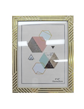 Κορνίζα Πλαστική Τύπου Ξύλο Ανοιχτό 15x20cm Homie 322068