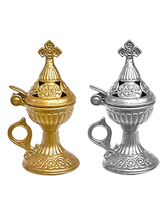 Θυμιατό Λιβανιστήρι Εκκλησιαστικό Μεταλλικό 15x6,5cm Homie 32404