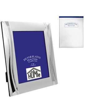 Κορνίζα Επάργυρη Γραμμές 10x15cm Homie 32456