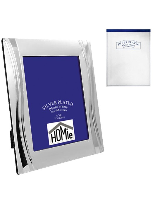 Κορνίζα Επάργυρη Γραμμές 10x15cm Homie 32456