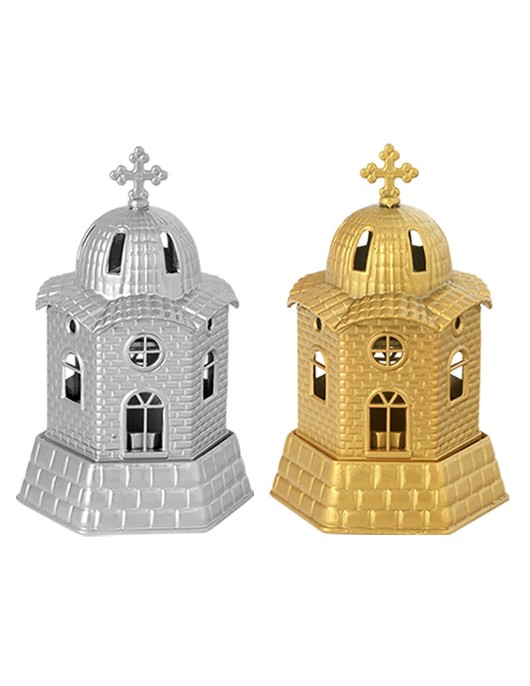 Καντήλι Εκκλησία Μεταλλικό 18x10cm Homie 32482