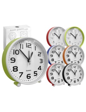 Ρολόι Ξυπνητήρι Στρογγυλό 13cm Homie 32487