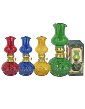 Λάμπα Παραφινέλαιου Στρογγυλή Έγχρωμη 18cm Homie 3289