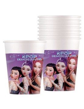 Ποτήρια Χάρτινα Πάρτυ K-POP πακ=8τεμ 200ml K-Pop