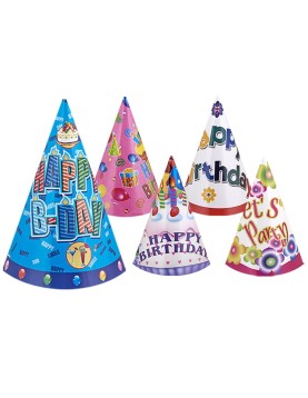 Χάρτινο Καπέλο για Πάρτυ σετ=6τεμ 20cm Homie 3728