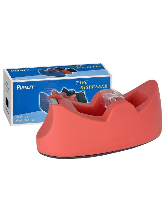 Βάση Κολλητικής Ταινίας Οβάλ Κόκκινη 19x7x8,5cm JustNote 39334