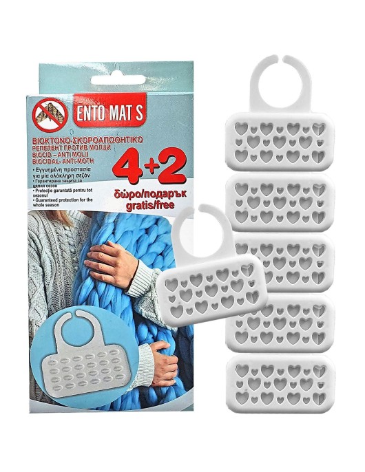 Ταμπλέτες Βιοκτόνες-Σκοροαπωθητικές 4 + 2 Δώρο Ento Mats