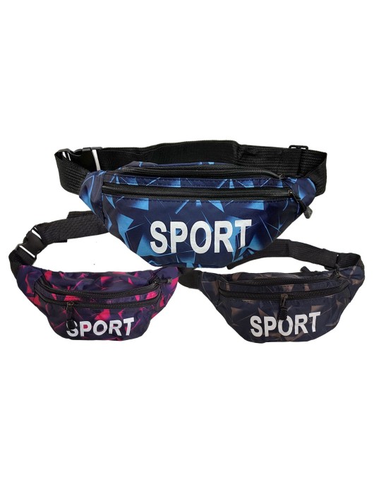 Τσαντάκι Μέσης Sport 3 zip 32x12x8cm 4teen4ty 401190