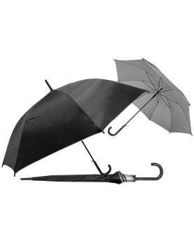 Ομπρέλα Μαύρη Μπαστούνι ø98cm 4teen4ty 401330