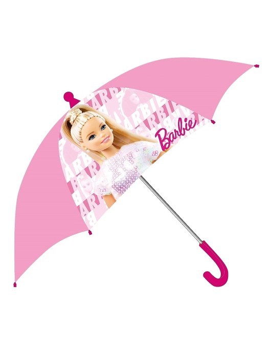 Ομπρέλα Barbie Ροζ-Άσπρο H55cm ø70cm Barbie