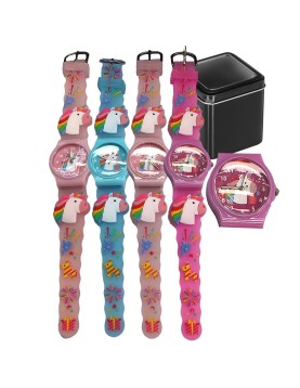 Ρολόι Χειρός Μονόκερος σε Μεταλλικό Κουτί 4teen4ty 401402