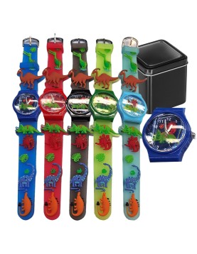 Ρολόι Χειρός Δεινόσαυρος σε Μεταλλικό Κουτί 4teen4ty 401403