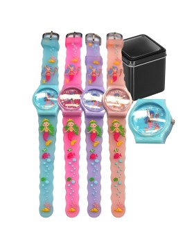 Ρολόι Χειρός Γοργόνα σε Μεταλλικό Κουτί 4teen4ty 401404