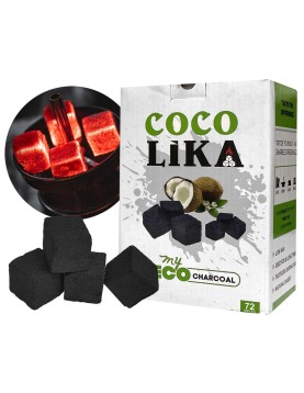 Κάρβουνα Καρύδας Coco Lika για Ναργιλέ 26x26x26mm Homie 423003