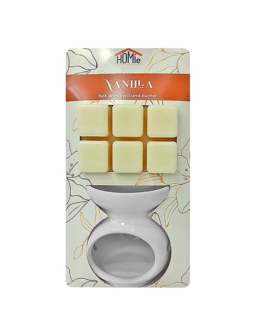 Βάση με Αρωματικό wax Melt Βανίλια 6 Κύβοι Homie 423057