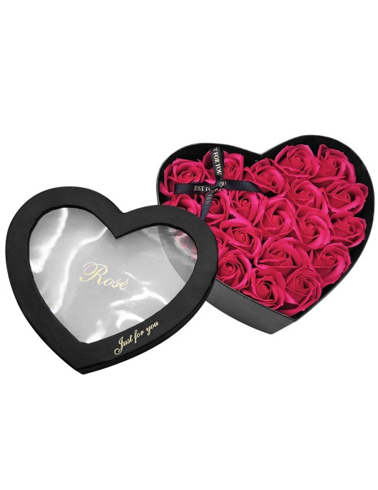 Κουτί Καρδιά με 20 Τριαντάφυλλα 22x20x10cm Homie 423062