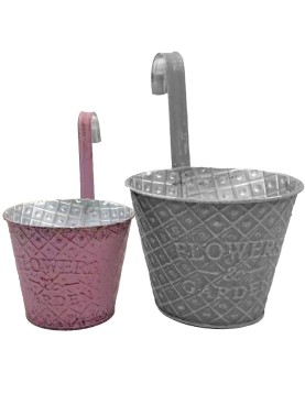 Γλαστράκι-Κασπώ Κρεμαστό Σχέδιο Ρόμβοι ø13x11cm Homie 423091