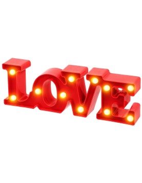 Love Επιτραπέζιο Διακοσμητικό 10Led 30x10,5x4cm Homie 423112