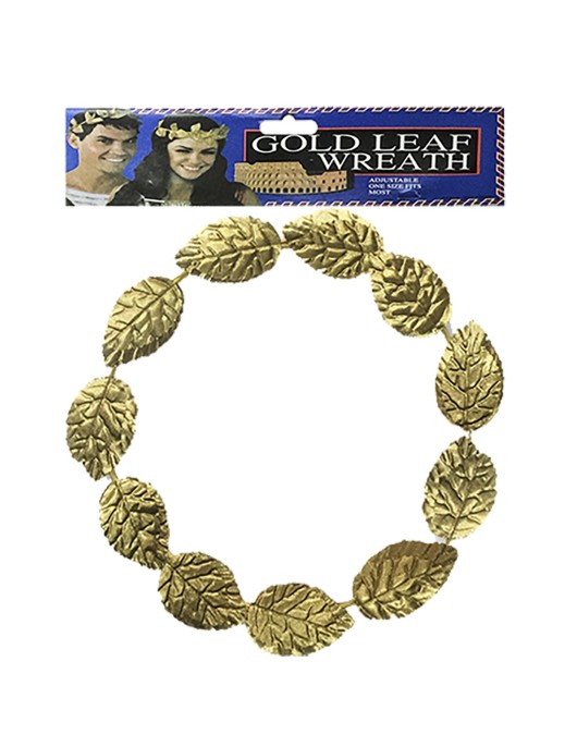 Στέμμα Καίσαρα με Χρυσαφένια Φύλλα ø19cm Carnavalista 231158