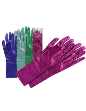 Γάντια Γυαλιστερά Μακριά 40cm Carnavalista 231473