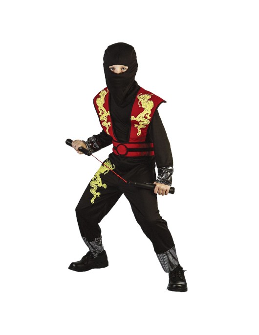 Στολή Παιδική Ninja Κόκκινος Carnavalista 23177
