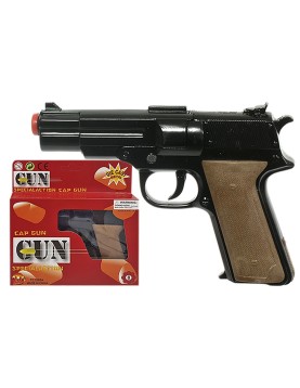 Πιστόλι Μεταλλικό 8σφαιρα 17x12cm Carnavalista 231806