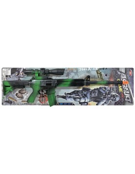 Όπλο Σπινθηροβόλο Πρασινόμαυρο 68x20cm Carnavalista 231939