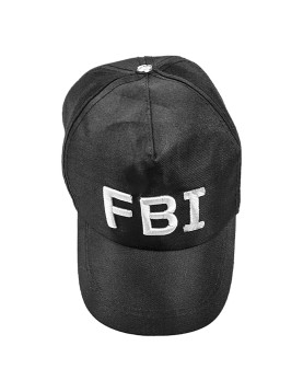 Καπέλο Τζόκευ fbi Μαύρο Ενηλίκων Carnavalista 231972