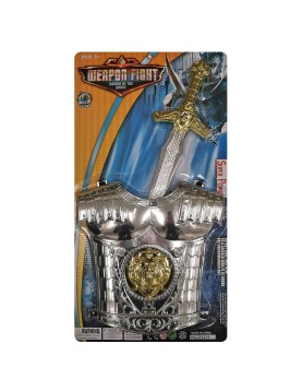 Σετ Πανοπλίας 2τεμ 64x35cm Carnavalista 232051