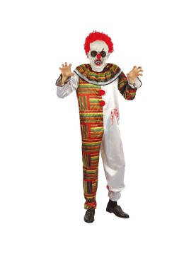 Στολή Ανδρική Creepy Clown Carnavalista 232108